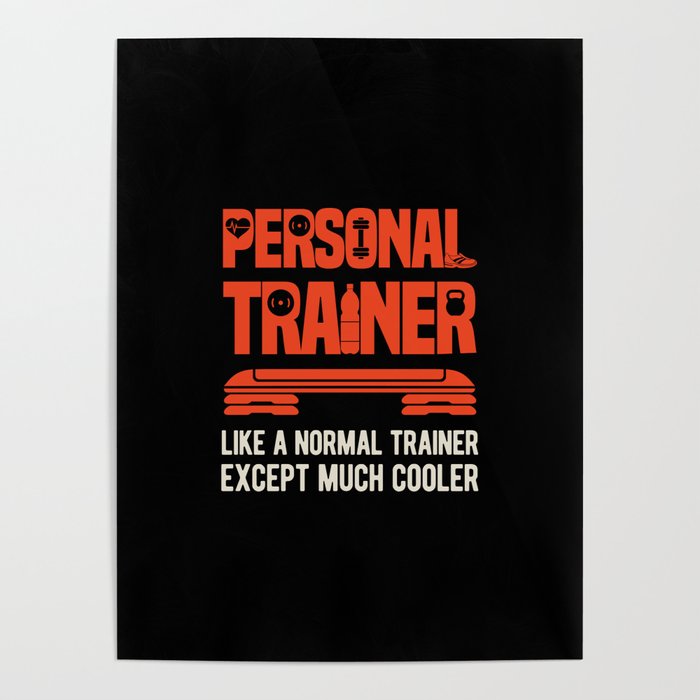 Funny Personal Trainer Poster