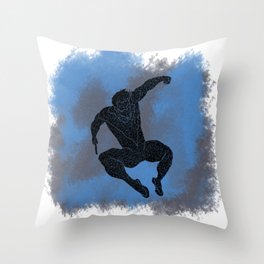 NightWing Splatter Background Throw Pillow