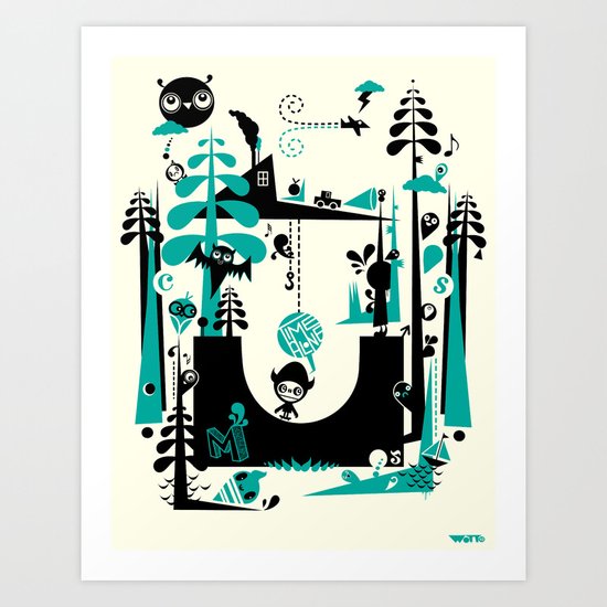 Time Alone Art Print