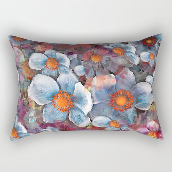 Flower carpet(53). Rectangular Pillow