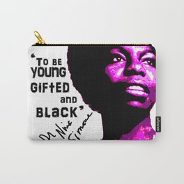 Nina Simone - To be Young Gifted and Black Carry-All Pouch