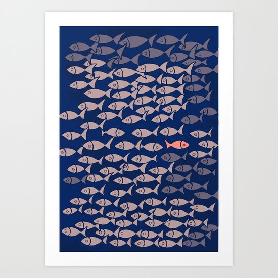 something fishy II Art Print