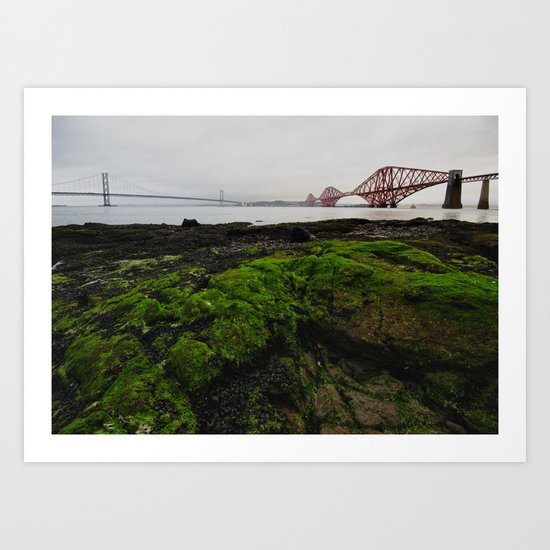 Forth Bridges Art Print
