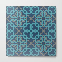 pattern blue a202 Metal Print | Illustration, Pattern, Graphic Design, Digital 