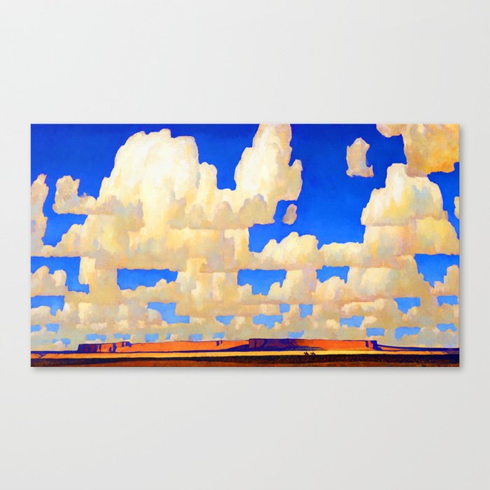 Maynard Dixon Cloud World Canvas Print