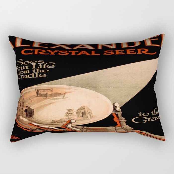 Vintage poster - Alexander, Crystal Seer Rectangular Pillow