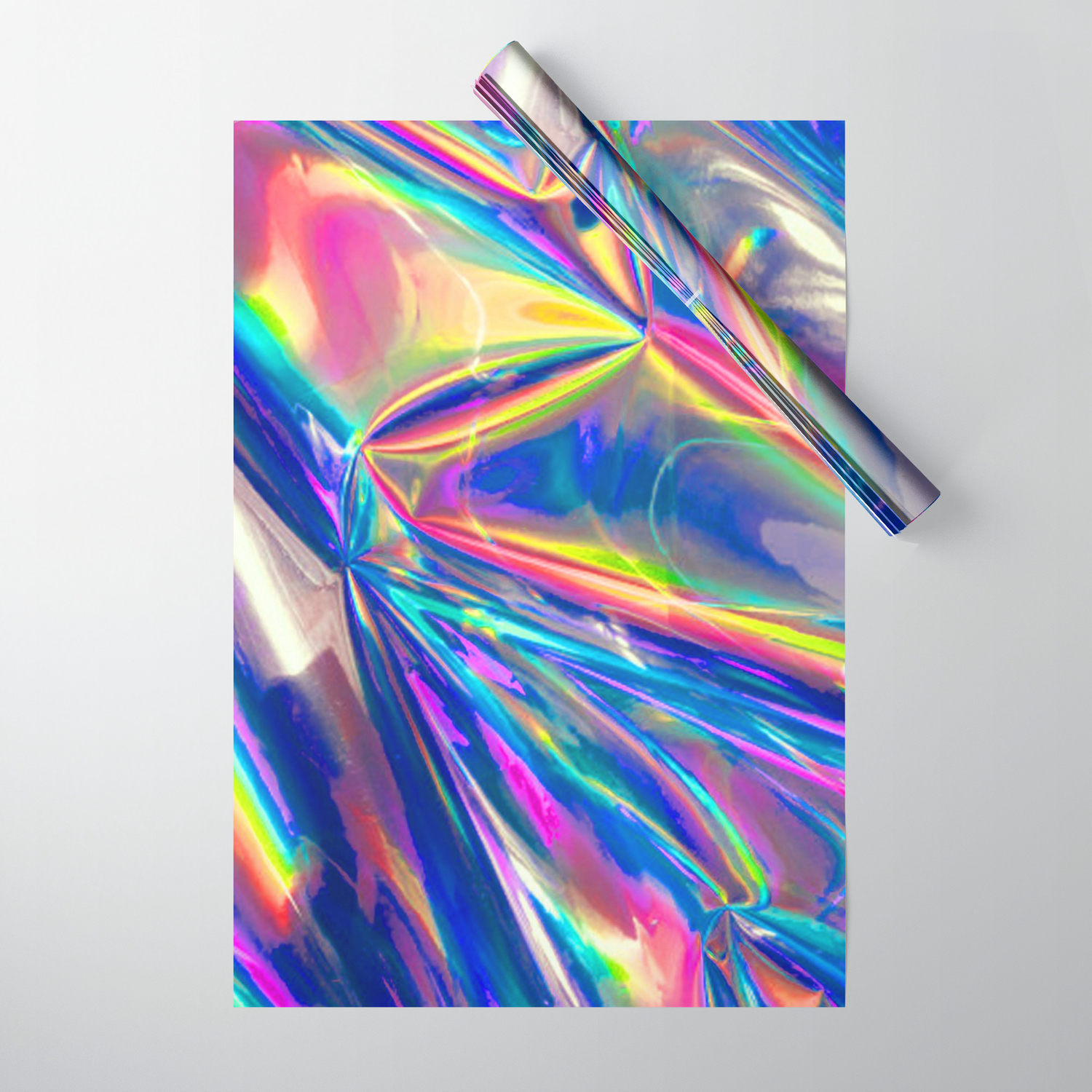 hologram wrapping paper