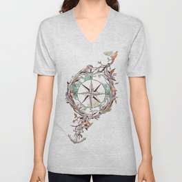 Bon Voyage V Neck T Shirt