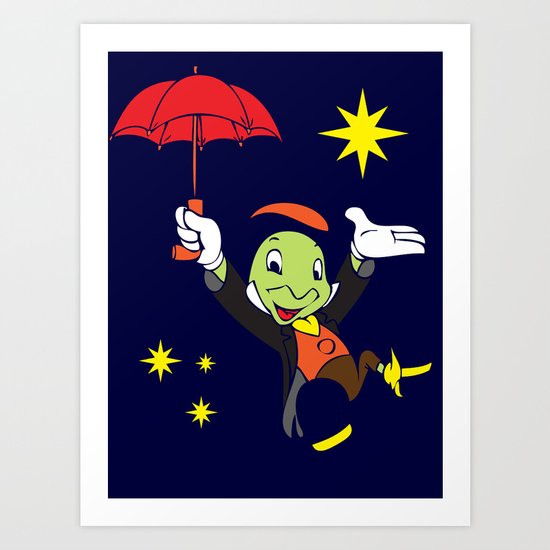 Jiminy Cricket Art Print