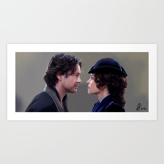 Steady hands with that, Irene Art Print