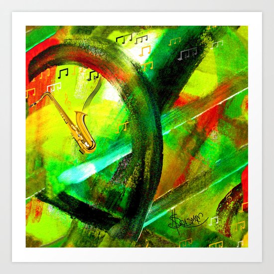 All That Jazz! Art Print