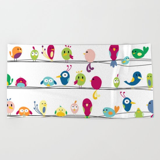 Singing Monsters Beach Towel