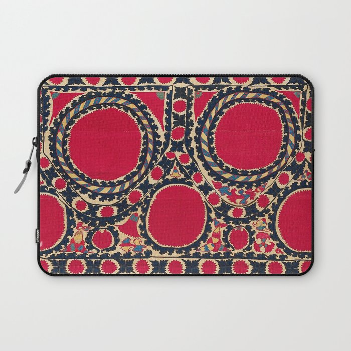 Tashkent Uzbekistan Central Asian Suzani Embroidery Print Laptop Sleeve