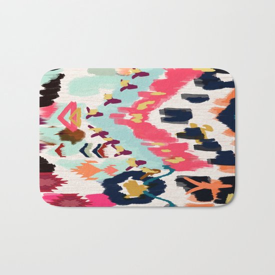 Bohemian Tribal Painting Bath Mat