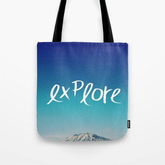 Explore: Mountain Tote Bag