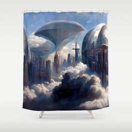 Heavenly City Shower Curtain