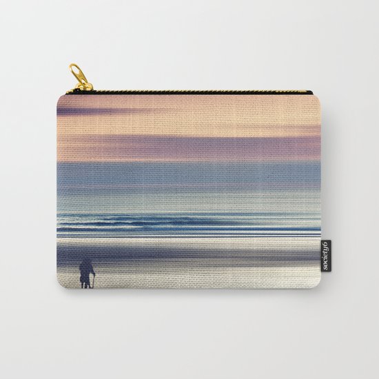 Sharing the Magic - abstract seascape at sunset Carry-All Pouch