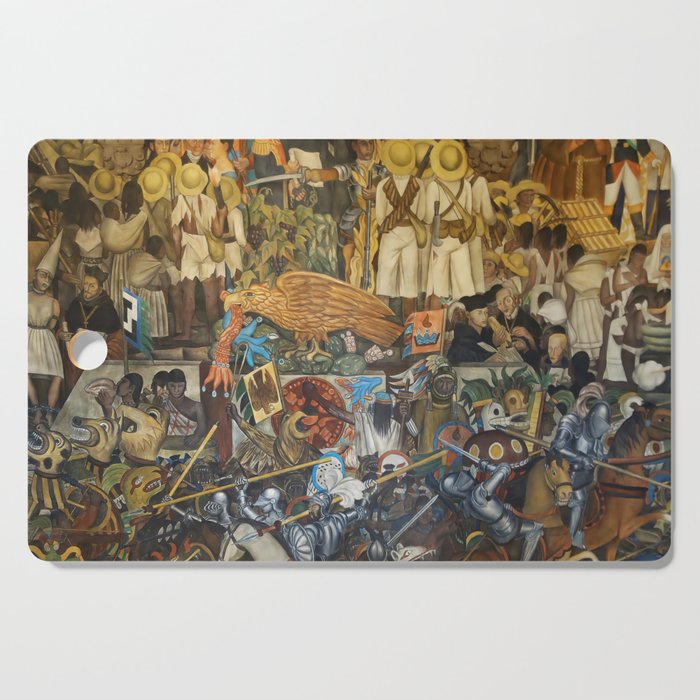 Diego Rivera Murals of the National Palace II Cutting Board