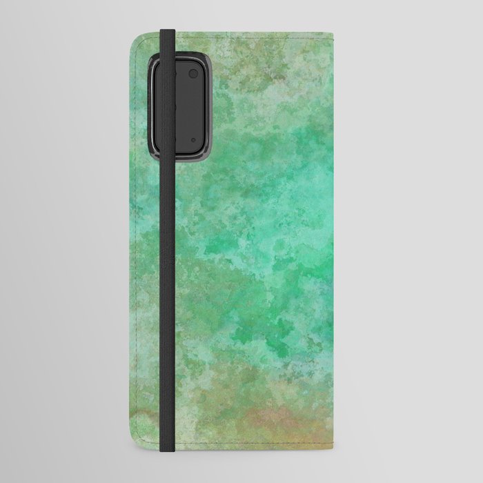 Abstract nature green marble Android Wallet Case