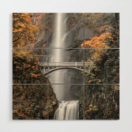 Waterfall Oregon Wood Wall Art