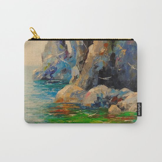 Rocks on the beach Carry-All Pouch