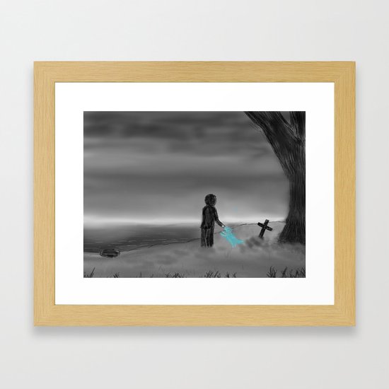 Goodbye Old Friend Framed Art Print By Jgminddoodles Society6