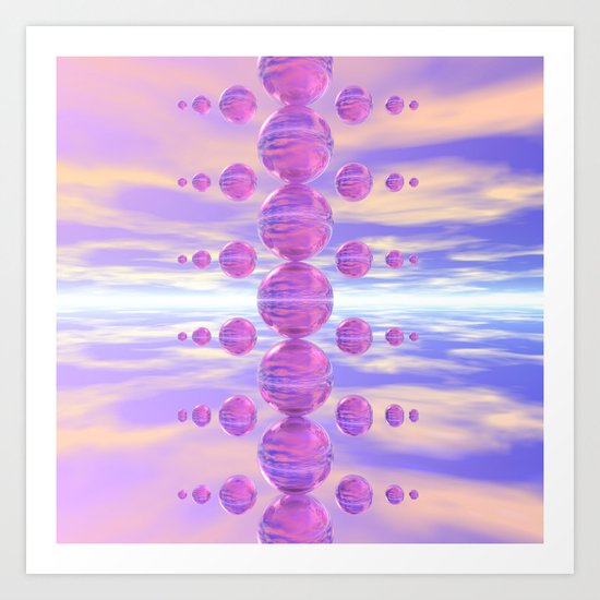 Fantasy Totem Art Print