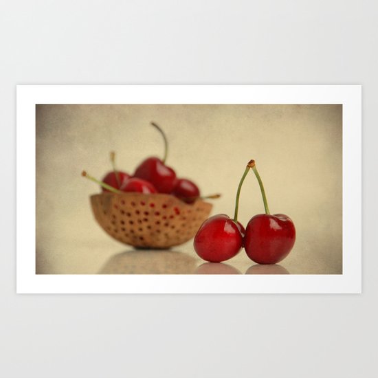 Love Cherries Art Print