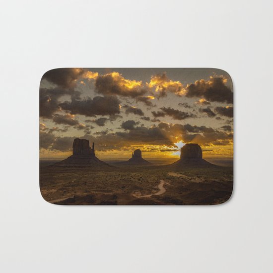 Monument Valley - Vivid Sunrise Bath Mat