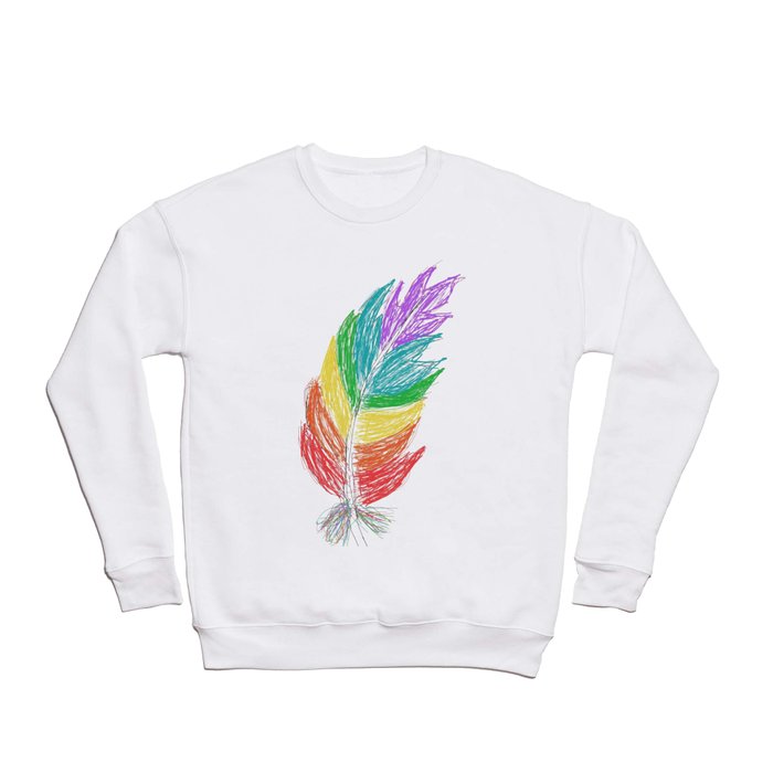 Digital Feather  Crewneck Sweatshirt