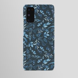 Blue Berries and Foliage Android Case