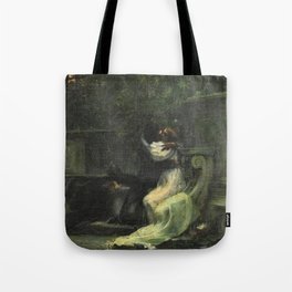 Classical masterpiece: The Kiss by Lionello Balestrieri Tote Bag