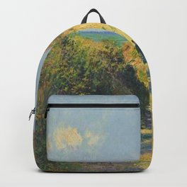 Claude Monet - Le chemin creux ,(The hollow road) Backpack