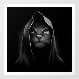 Cat portrait Art Print