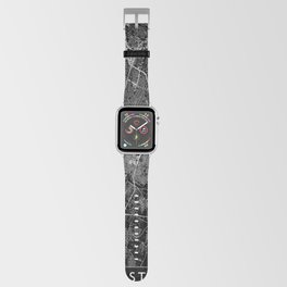 Austin Black Map Apple Watch Band