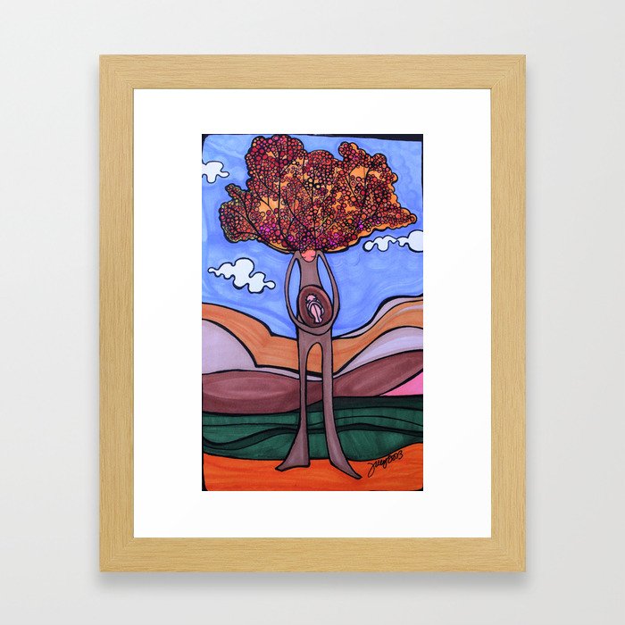 Tree Momma Framed Art Print