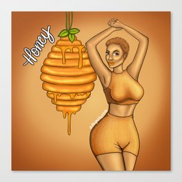 Sweet Collection - Honey Canvas Print