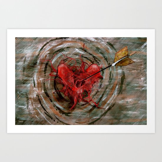 bull's-eye Art Print