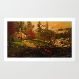 Fall Art Print | Painting, Nature, Landscape 