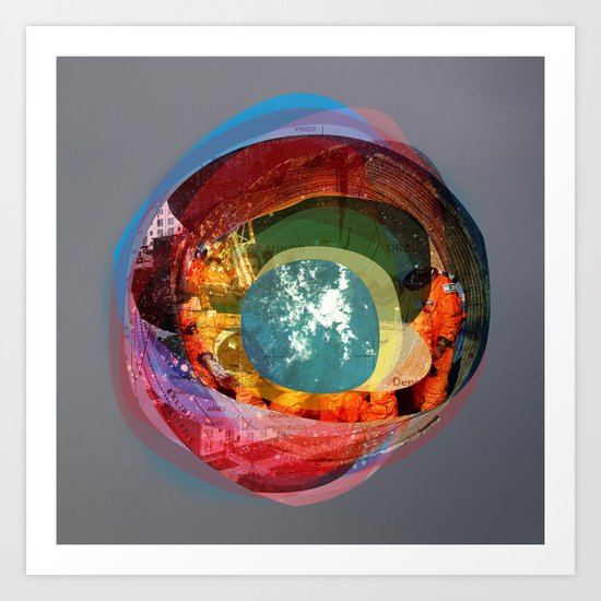 the abstract dream 18 Art Print