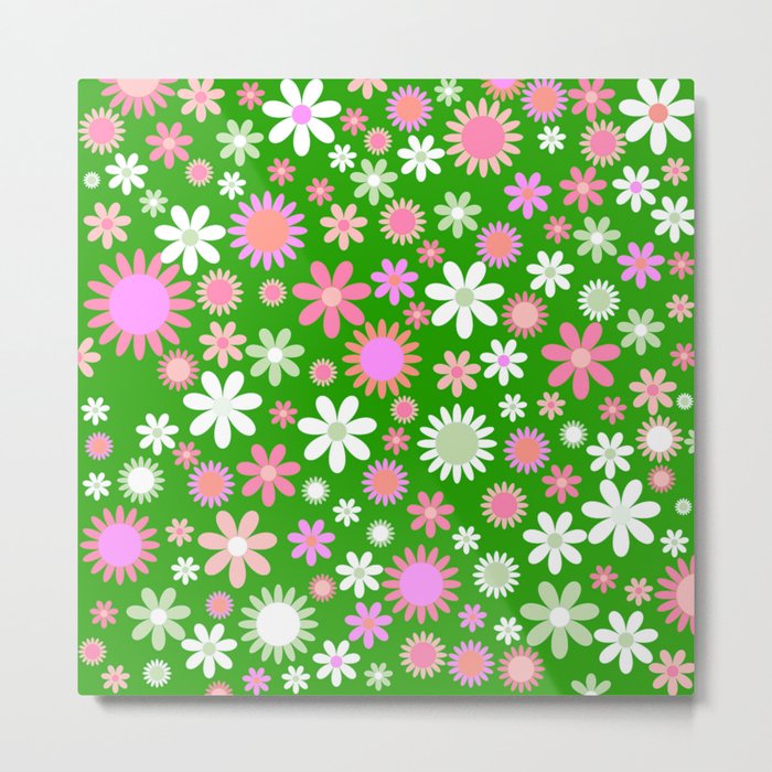 Bright Floral 7 Metal Print