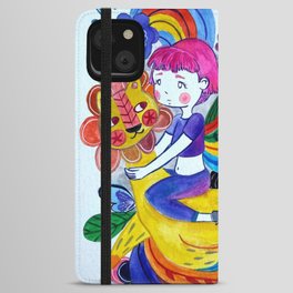 Flying Lion iPhone Wallet Case