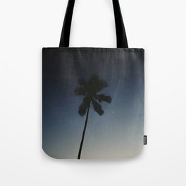 Sunset Palm Tree Tote Bag