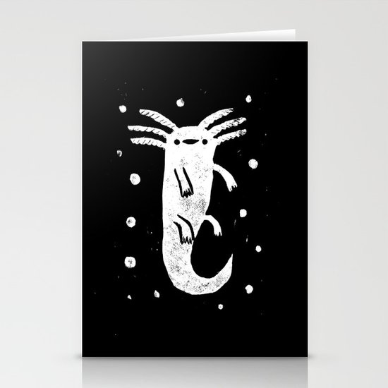 Axolotl Stationery Cards