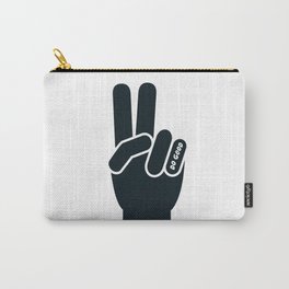 Peace Sign, Do Good B&W Carry-All Pouch