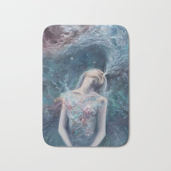 Love Will Split You Open Into Light Bath Mat