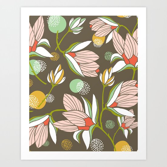 Magnolia Blossom Art Print