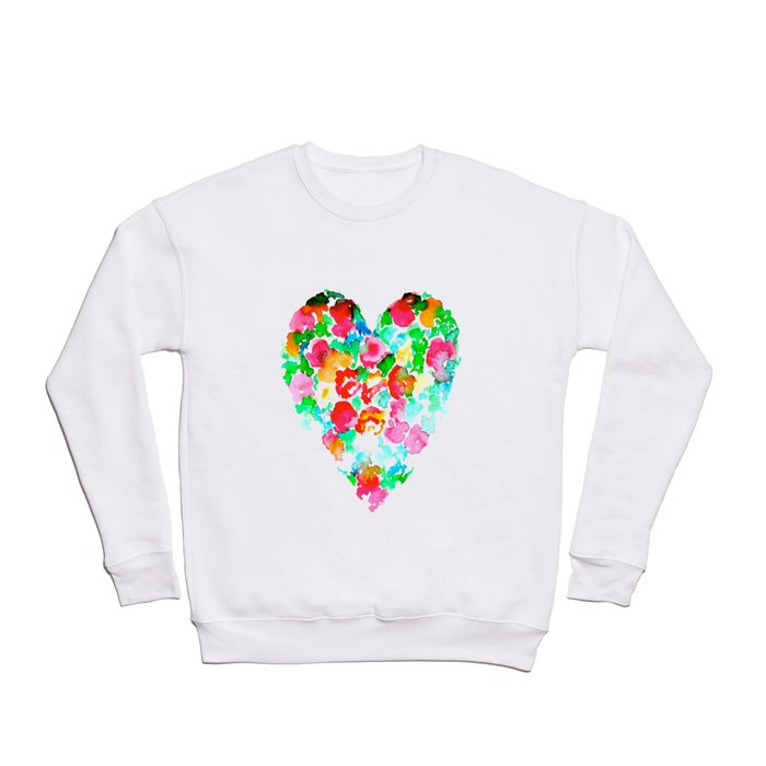 Floral Heart#3  Crewneck Sweatshirt