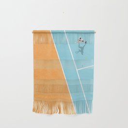 Tennis Court Colors  Wall Hanging
