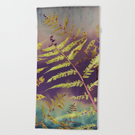 Faded Bracken Beach Towel